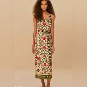 Sand Garden Tapestry Knit Dress